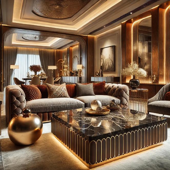 A lion resting in the open savanna of Kenya